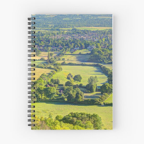 Item preview, Sunrise over Chantry Hill and Storrington Village.  designed and sold by HazyApplePhoto.