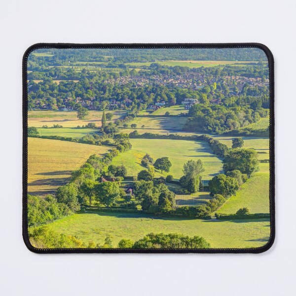Item preview, Sunrise over Chantry Hill and Storrington Village.  designed and sold by HazyApplePhoto.