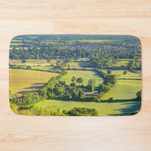 Item preview, Sunrise over Chantry Hill and Storrington Village.  designed and sold by HazyApplePhoto.