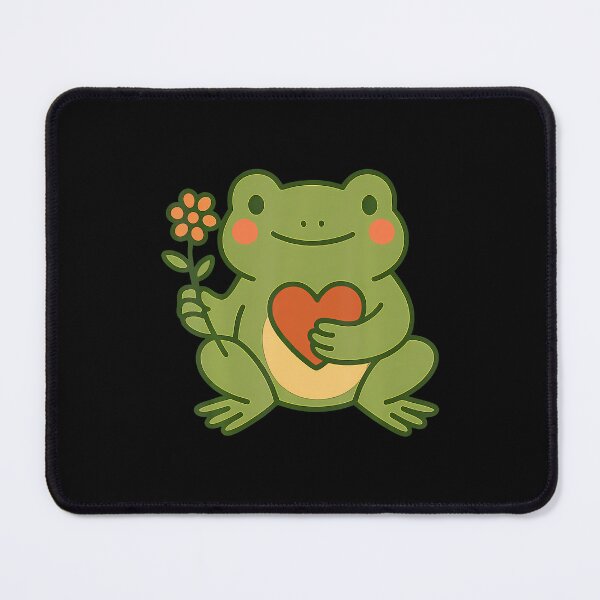 Item preview, Frog With Flower And Heart Gentle Love designed and sold by TamaraIrma.