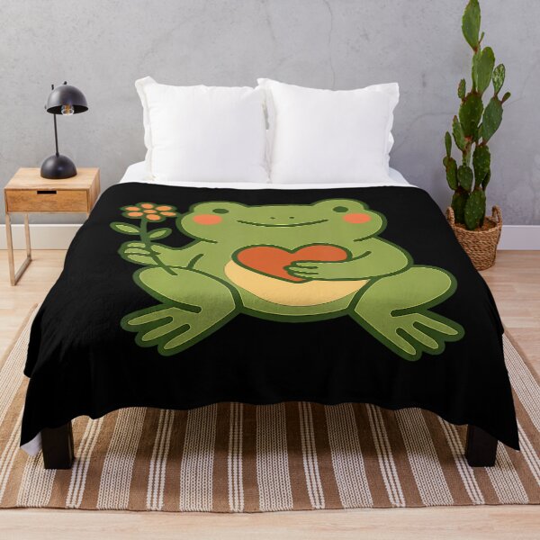 Item preview, Frog With Flower And Heart Gentle Love designed and sold by TamaraIrma.