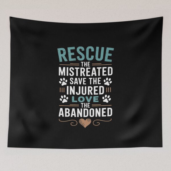 Item preview, Rescue The Mistreated Save The Injured Love, Animal Rescue  designed and sold by NailMolisa.