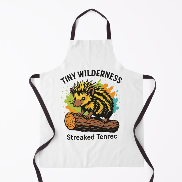 Item preview, Streaked Tenrec Tiny Wilderness Art designed and sold by WildlifeInc.