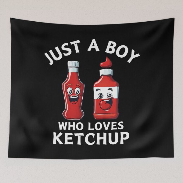 Item preview, Kids Just A Boy Who Loves Ketchup designed and sold by TamaraIrma.