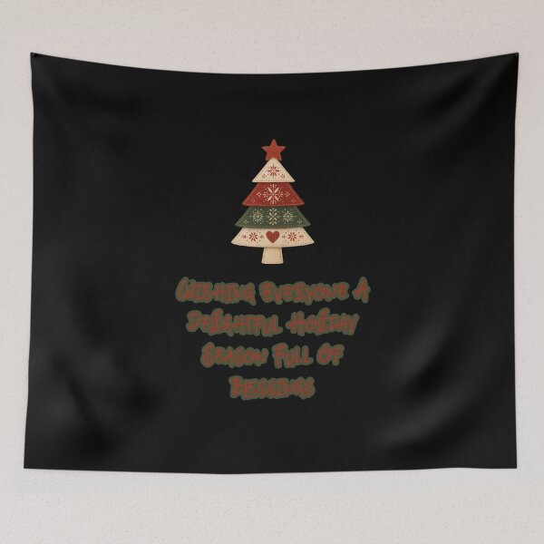 Item preview, Wishing Everyone A Delightful Holiday Season Full Of Blessings designed and sold by Jason123za.