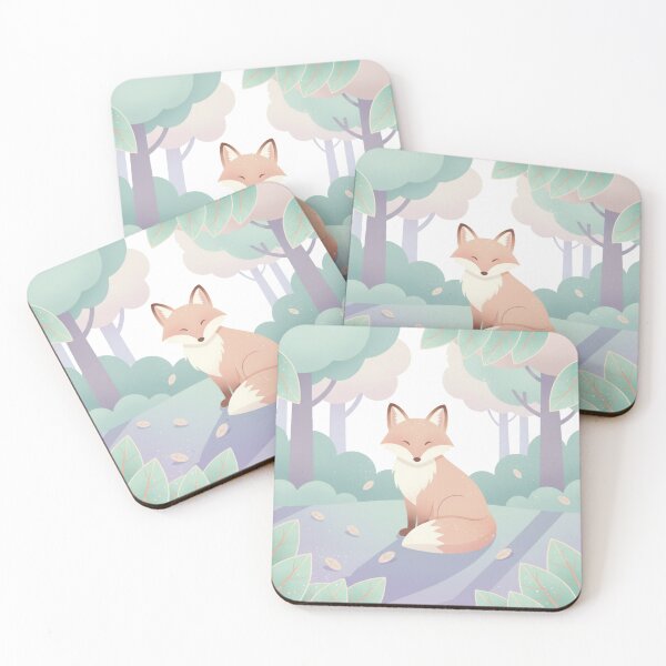 Item preview, Pastel Forest Fox designed and sold by BloodMoonDesigns.