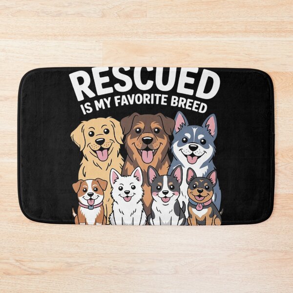 Item preview, Rescued Is My Favorite Breed - Animal Rescue  designed and sold by NailMolisa.