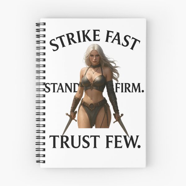 Item preview, Ciri Strike Fast, Stand Firm, Trust Few designed and sold by InkloreCulture.