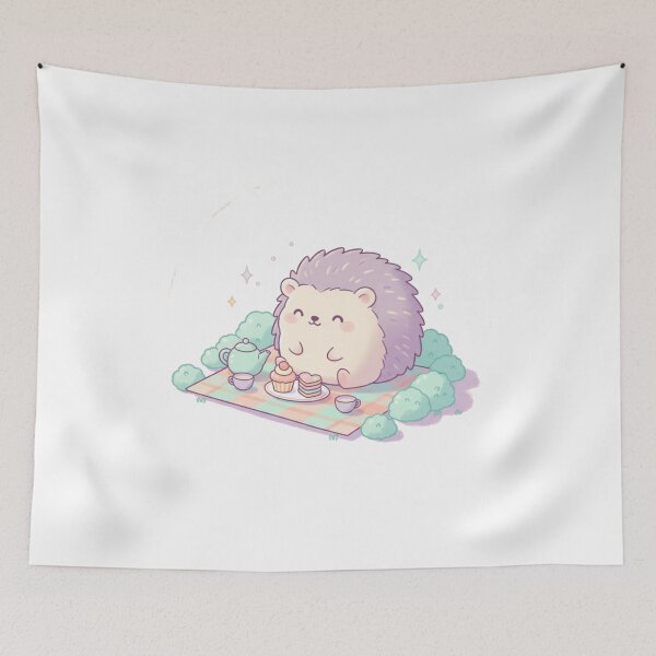 Item preview, Pastel Hedgehog Picnic designed and sold by BloodMoonDesigns.