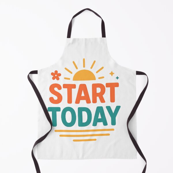 Item preview, Start Today Motivational Sunrise Quote Design. designed and sold by The-T-In-Retro.