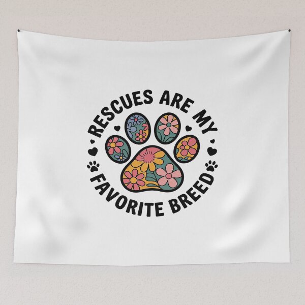 Item preview, Rescues Are My Favorite Breed  designed and sold by NailMolisa.
