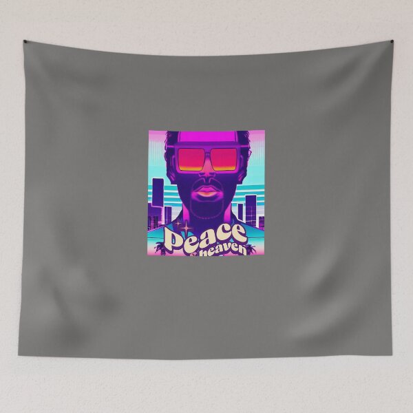 Artikelvorschau, PEACE-OF-HEAVEN-SYNTHWAVE-ART entworfen und verkauft von MarkusNowa.
