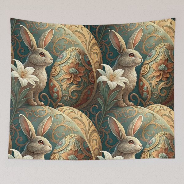 Item preview,  Easter Bunny , Easter Lily And Easter Egg    designed and sold by justrachna.