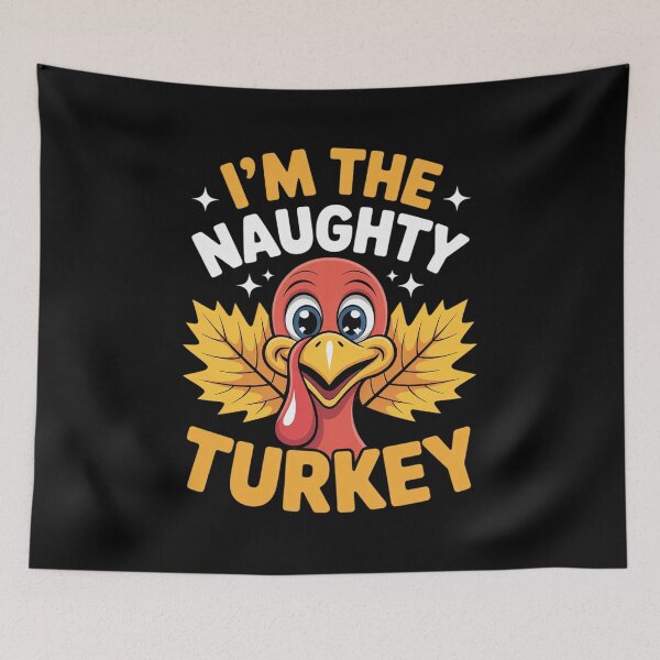 Item preview, Thanksgiving I'm The Naughty Turkey Matching  designed and sold by KotexTemu.