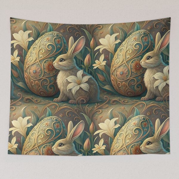 Item preview,   Easter Bunny , Easter Lily And Easter Egg    designed and sold by justrachna.