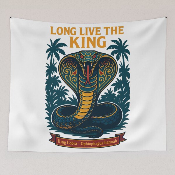 Item preview, Royal King Cobra Emblem designed and sold by WildlifeInc.