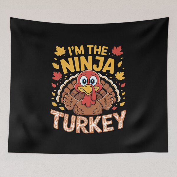 Item preview, Thanksgiving I'm The Ninja Turkey Matching  designed and sold by KotexTemu.