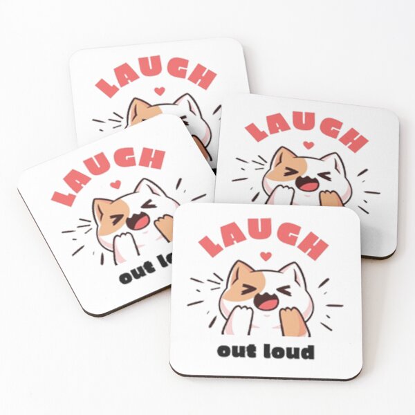 Item preview, cat laugh out loud designed and sold by bandarartisan.