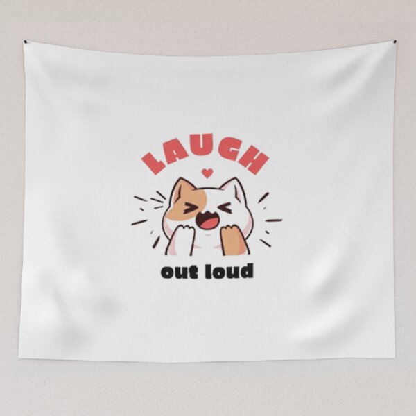 Item preview, cat laugh out loud designed and sold by Mystic & Celestial Art.