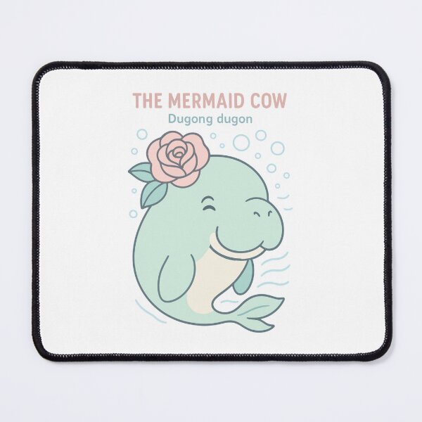 Item preview, The Mermaid Cow – Cute Dugong Dugon Kawaii Sea Animal designed and sold by WildlifeInc.