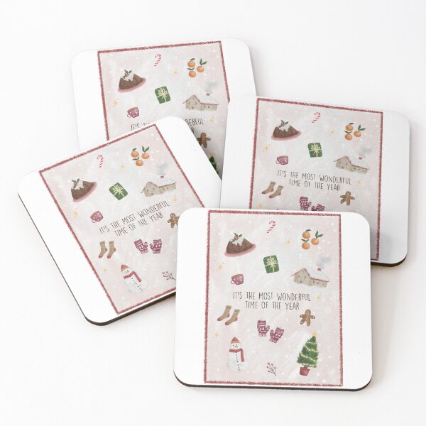 Item preview, Tiny Cute Illustrated Christmas Staples designed and sold by ivelinda.