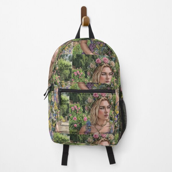 Item preview, Sketch Drawing of Florence Pugh Filled in with Colored Pencils designed and sold by MattBStickers.