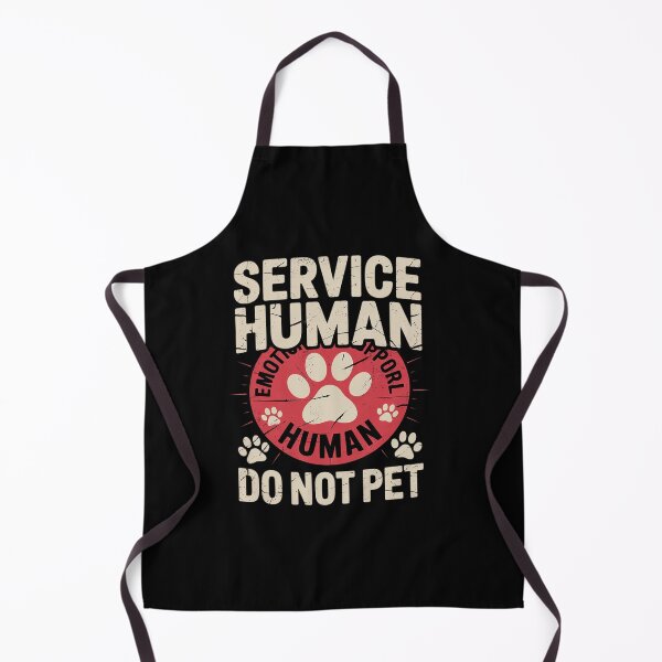 Item preview, Service Dog Human Do Not Pet Funny Rescue Dog Owner Vintage  designed and sold by InspiredFoul.