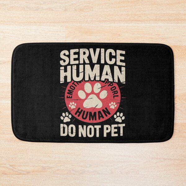 Item preview, Service Dog Human Do Not Pet Funny Rescue Dog Owner Vintage  designed and sold by InspiredFoul.