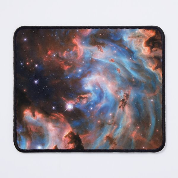 Item preview, Spectacular Column Nebula | Cosmic Colors Blue and Red designed and sold by Wild-way Art.