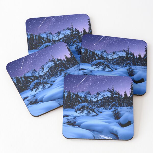 Item preview, Winter Nightfall Under a Falling Star designed and sold by Exodoi.