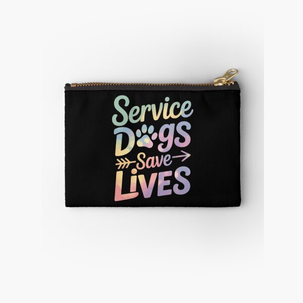 Item preview, Service Dogs Save Lives Funny Dog Tie Dye Animal Advocate  designed and sold by InspiredFoul.