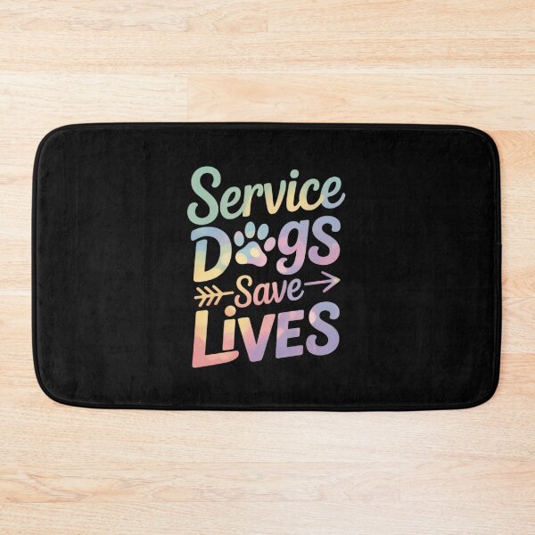 Item preview, Service Dogs Save Lives Funny Dog Tie Dye Animal Advocate  designed and sold by InspiredFoul.