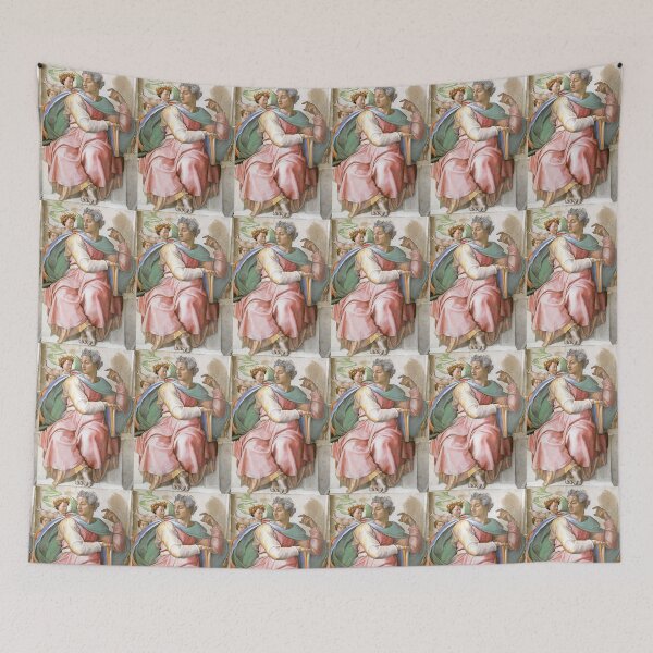 Item preview, Isaiah Prophet by Michelangelo Sistine Chapel ceiling designed and sold by ArtUnova.