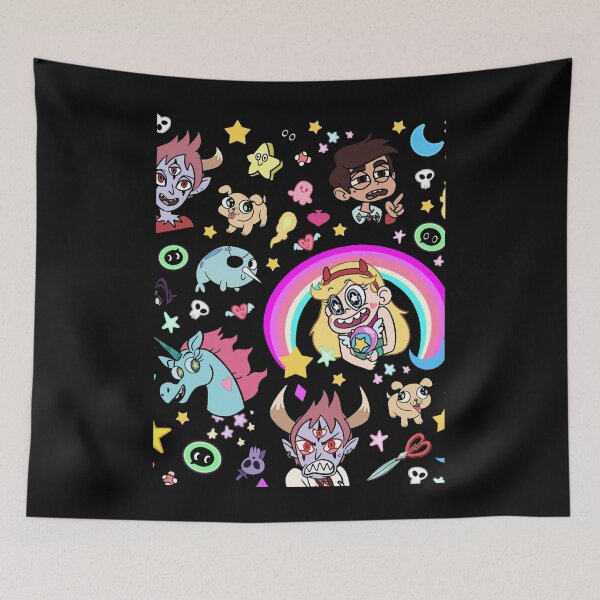 Item preview, Star VS The Forces Of Evil! Black Graphic  designed and sold by Josepk9244.
