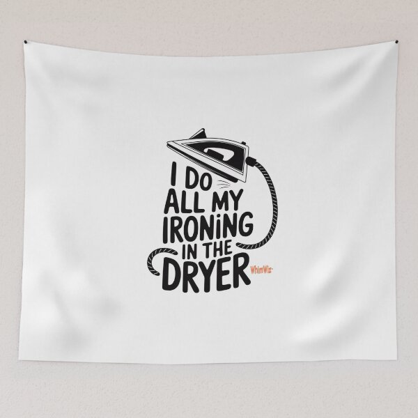 Item preview, Ironing in the Dryer - WhimWiz Funny & Quirky Gift Ideas designed and sold by WhimWiz.