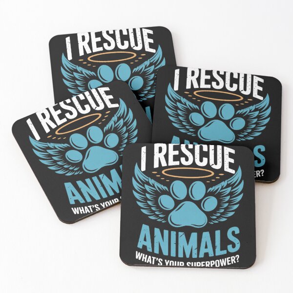 Item preview, Superpower I Rescue Animals Animal Rights Rescue  designed and sold by InspiredFoul.