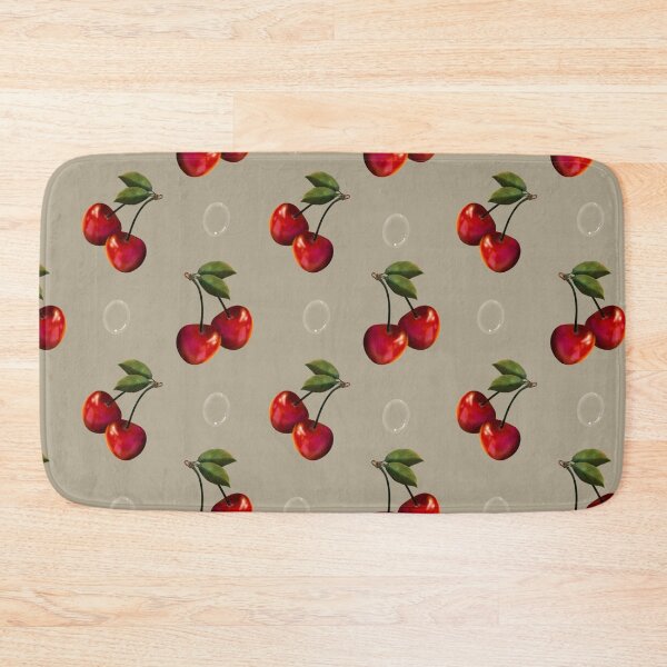 Item preview, Cherry Orchard Winter Pattern Cozy Gourmet Botanical Design designed and sold by Almanzart.
