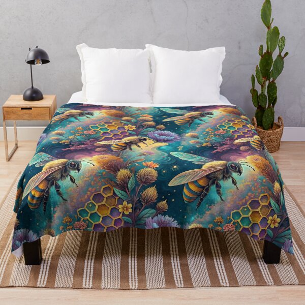 Item preview, Bee , Bee Hive And Florals  designed and sold by justrachna.