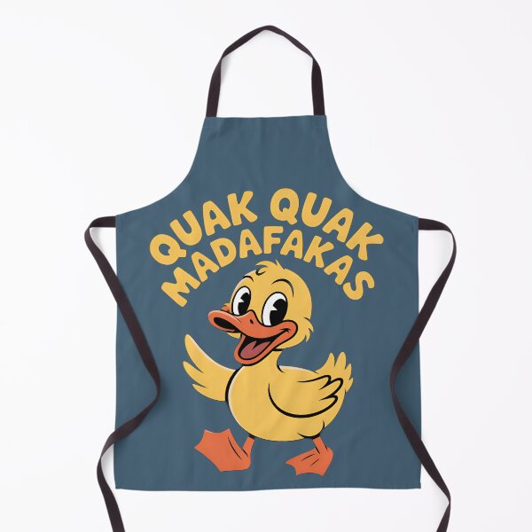 Item preview, Quak Quak Madafakas Funny Duck - Cute Retro Cartoon Duck Humor Design designed and sold by Rangmanch.