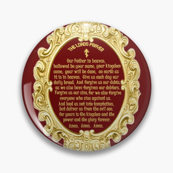 Item preview, The Lord's Prayer in English, Transparent PNG for printing on any background designed and sold by orthodox-icon.