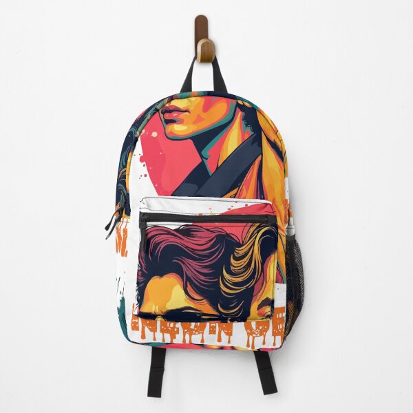 Item preview, Neon Generation Pop Art Retro Portrait Tee Vibrant Streetwear Graphic designed and sold by Design-Pro-21.