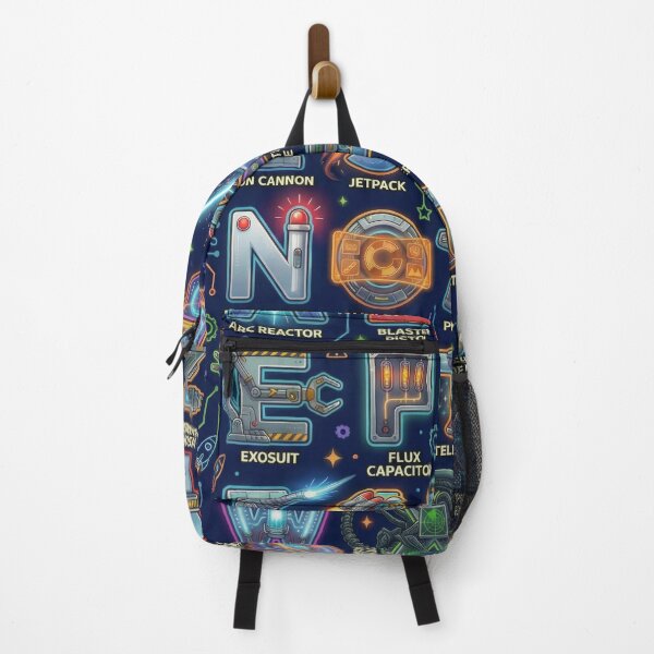 Item preview, A-Z Retro Scifi Alphabet with words designed and sold by Darktideprints.