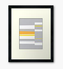 Mosaic Single 4 #abstract #minimalism #sabidussi #redbubble Framed Print