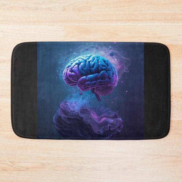Item preview, Neon Brain Synapse Explosion – Psychedelic Art Print designed and sold by TitanRN.