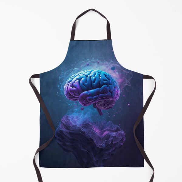 Item preview, Neon Brain Synapse Explosion – Psychedelic Art Print designed and sold by TitanRN.