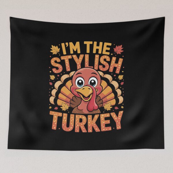 Item preview, Thanksgiving I'm The Stylish Turkey Matching  designed and sold by KotexTemu.