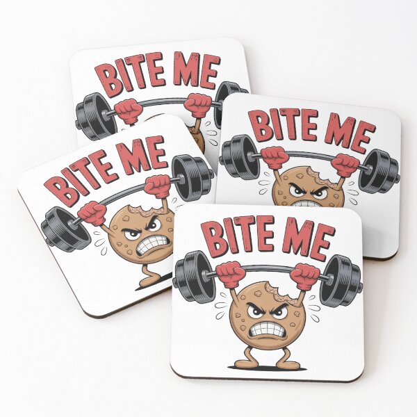 Item preview, Bite Me Gingerbread Holiday Gym Meme designed and sold by WSPrintCrafter.