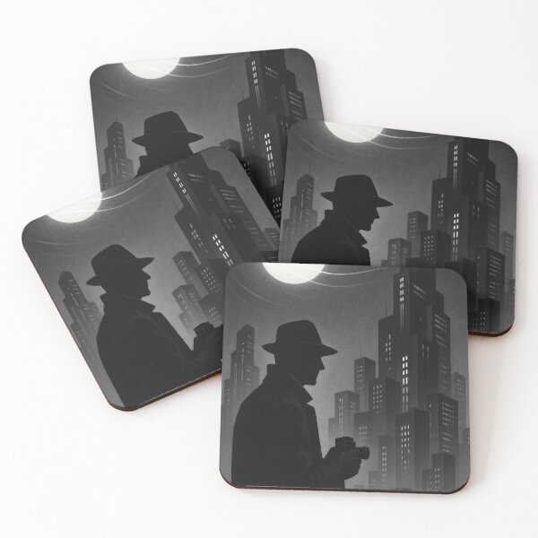 Item preview, Film Noir Detective City Night designed and sold by Cine8.