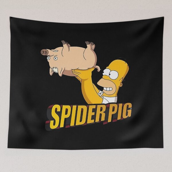 Item preview, Homer Simpson Spiderpig Classic designed and sold by kiaray5454.