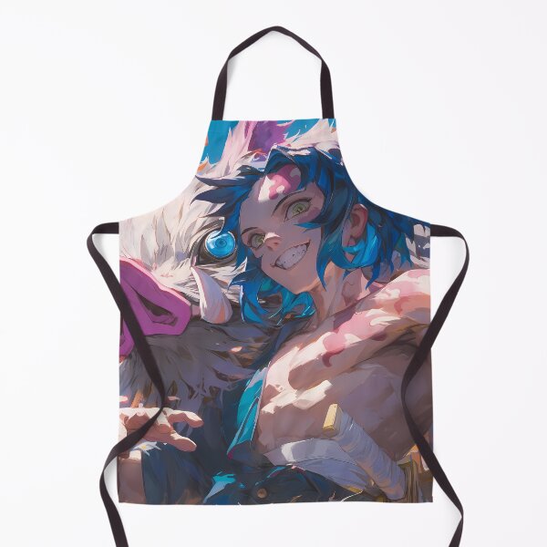 Item preview, Inosuke Hashibira Demon Slayer Anime Wild Boar Fury designed and sold by thedarvills.